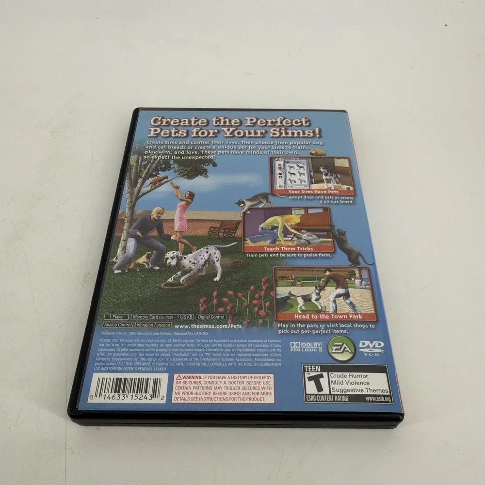 THE SIMS 2 (Sony Playstation 2 PS2 Video Game) Tested & Working
